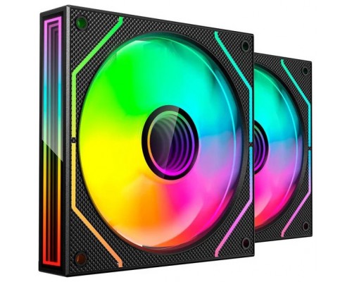 KIT 2xVENTILADOR INTERNO ARGB MARS GAMING MF3DPROX2R