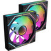 KIT 2xVENTILADOR INTERNO ARGB MARS GAMING MF3DPROX2R