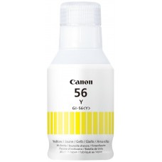 Botella tinta canon gi - 56y amarillo 135ml