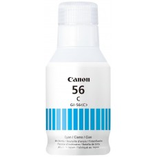 Botella tinta canon gi - 56c cian 135ml