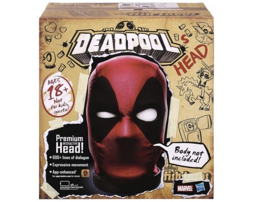 Replica marvel cabeza animatronica deadpool legends