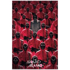 Poster el juego del calamar miembros