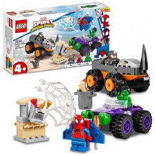 Lego marvel camiones combate hulk y