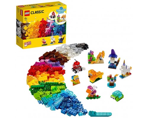 Lego creativo ladrillos creativos transparentes