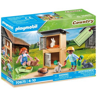 Playmobil set regalo alimentar conejos