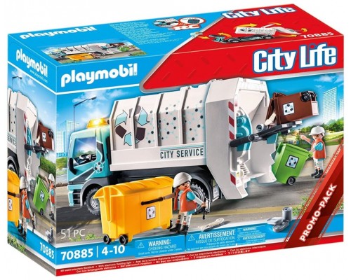 Playmobil city life camion basura con