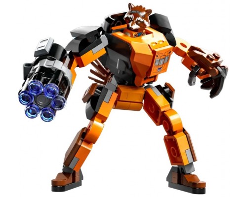 Lego marvel avengers rocket armadura robótica