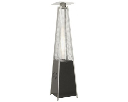 Estufa exterior thulos th - ext11 negra