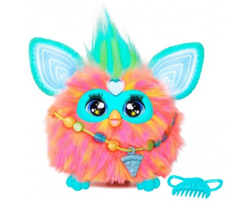 Juguete interactivo hasbro furby naranja coral