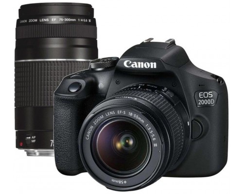 Camara reflex canon eos 2000d +
