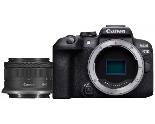 Camara reflex canon eos r10 +