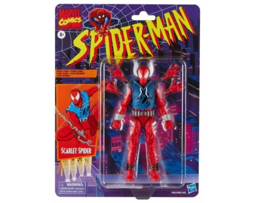 Figura hasbro marvel comics spider - man scarlet
