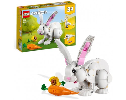 Lego creator conejo blanco