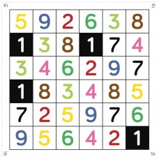 Tapete numeros tilk bee - bot blue - bot