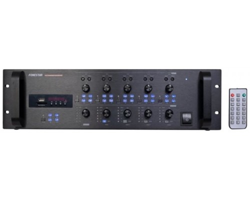 Amplificador matricial fonestar con microfono zonas