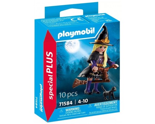 Playmobil bruja con gato
