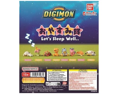 Surtido bandai gashapon digimon let s