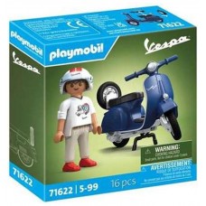 Playmobil vespa 150 sprint veloce azul