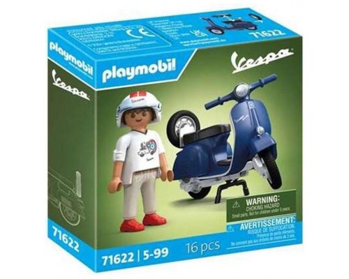 Playmobil vespa 150 sprint veloce azul