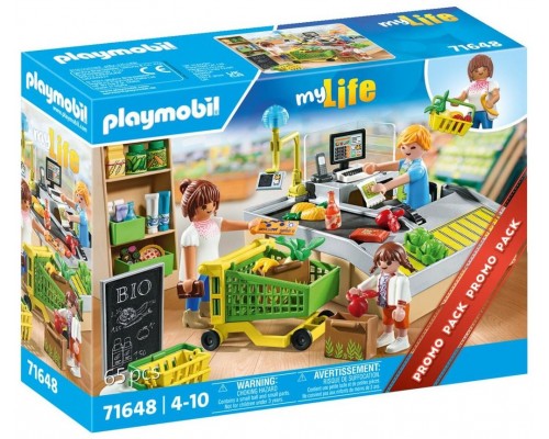 Playmobil promo pack supermercado ecológico