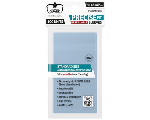 Fundas transparentes cartas ultimate guard precise - fit