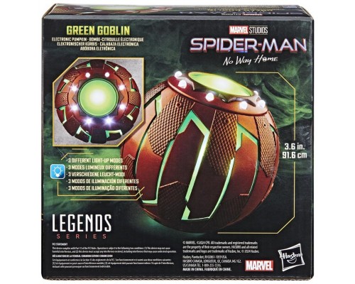 Calabaza electr&oacute;nica hasbro marvel legends series