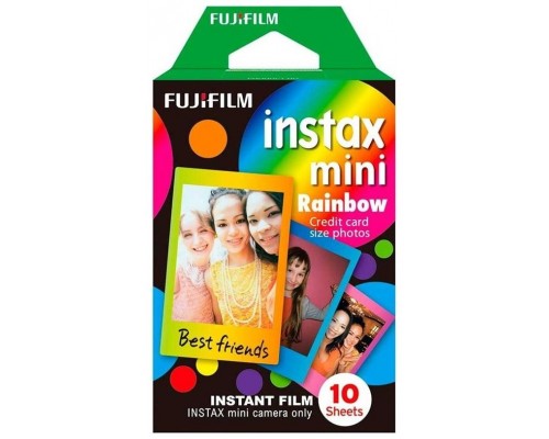 Pelicula fujifilm instax mini rainbow