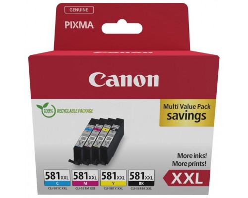 Multipack tinta canon cli - 581xxl bk c