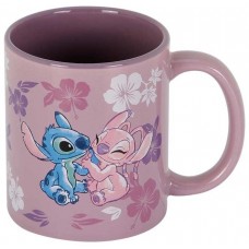 Taza karactermania stitch y angel lilo
