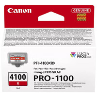 Cartucho canon pfi - 4100r rojo