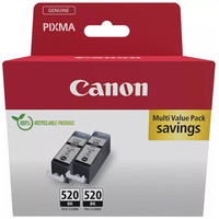 Cartucho canon pgi - 520bk negro twin pack