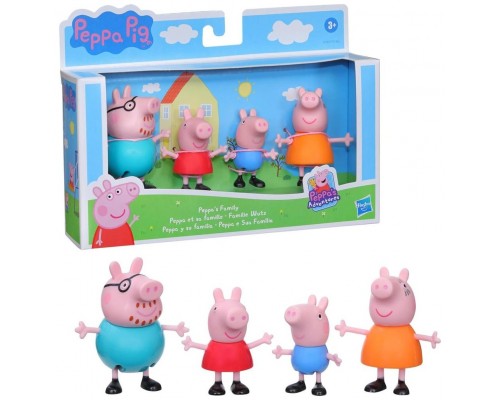 Set 4 figuras peppa pig y