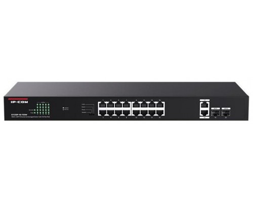 Switch ip - com g1120p - 16 - 150w 20 puertos