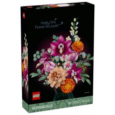 Lego ramo flores fantasía en rosa