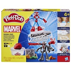 Juego hasbro play - doh spiderman launch and