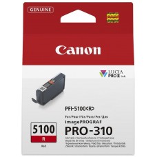 Cartucho tinta canon pfi - 5100 rojo