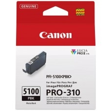 Cartucho tinta canon pfi - 5100pbk negro photo