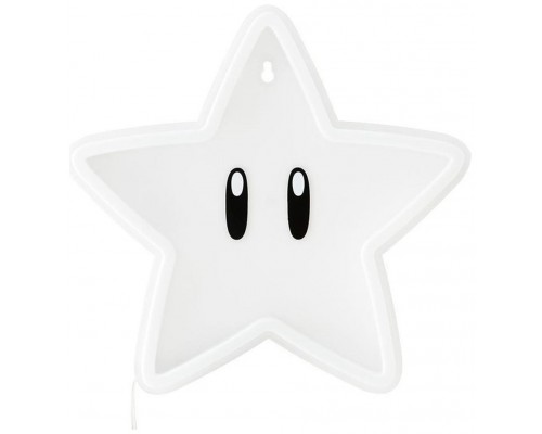 Luz neon pared paladone super mario