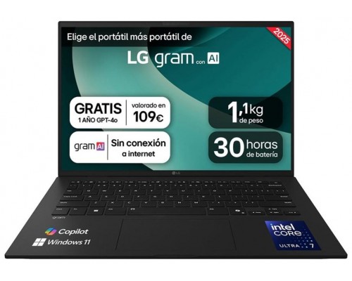 Portatil lg 14z90t - g u7 - 255h 32gb ssd