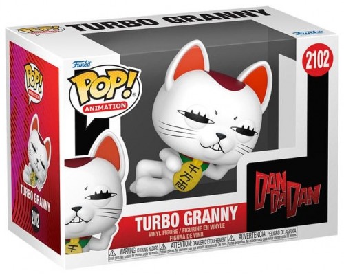 Funko pop dandadan turbo granny cat