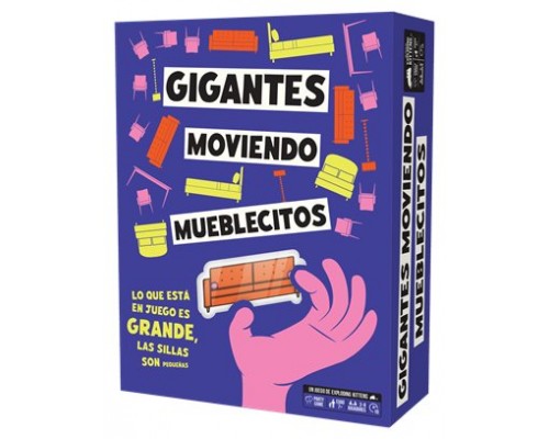 Juego mesa gigantes moviendo mueblecitos
