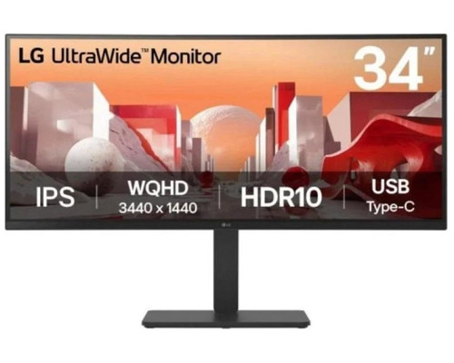 Monitor lg 34ba75qe - b 34 pulgadas wqhd 60hz