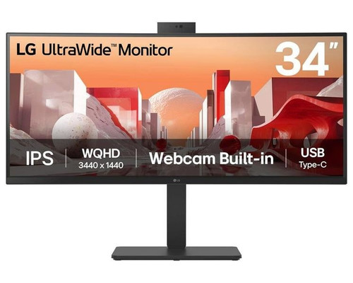 Monitor lg 34ba85qe - b 34 pulgadas wqhd 60hz