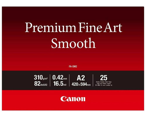Papel canon fa - sm2 a2 25 hojas