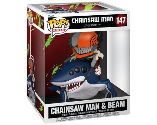 Funko pop ride deluxe chainsaw man Funko pop ride deluxe chainsaw man