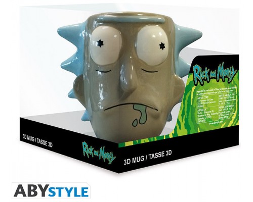 Taza 3d rick y morty rick