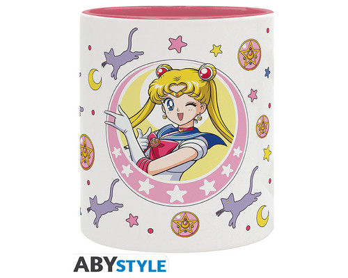 Taza sailor moon luna y patch Taza sailor moon luna y patch
