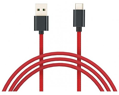 CABLE XIAOMI MI BRAIDED USB TYPE-C 100CM RED