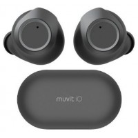 Auriculares muvit io g12 inalambrico negro