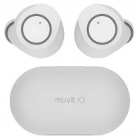 Auriculares muvit io g12 inalambrico blanco
